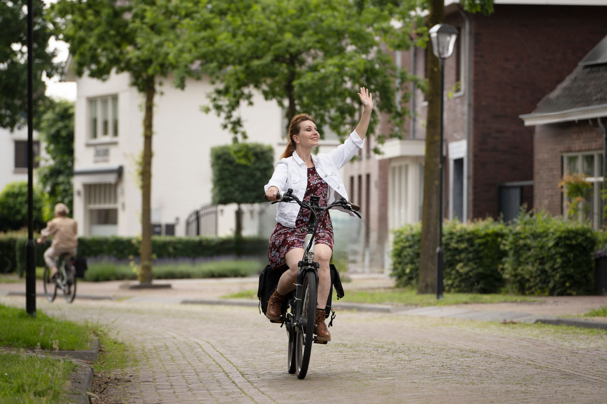 Op de fiets